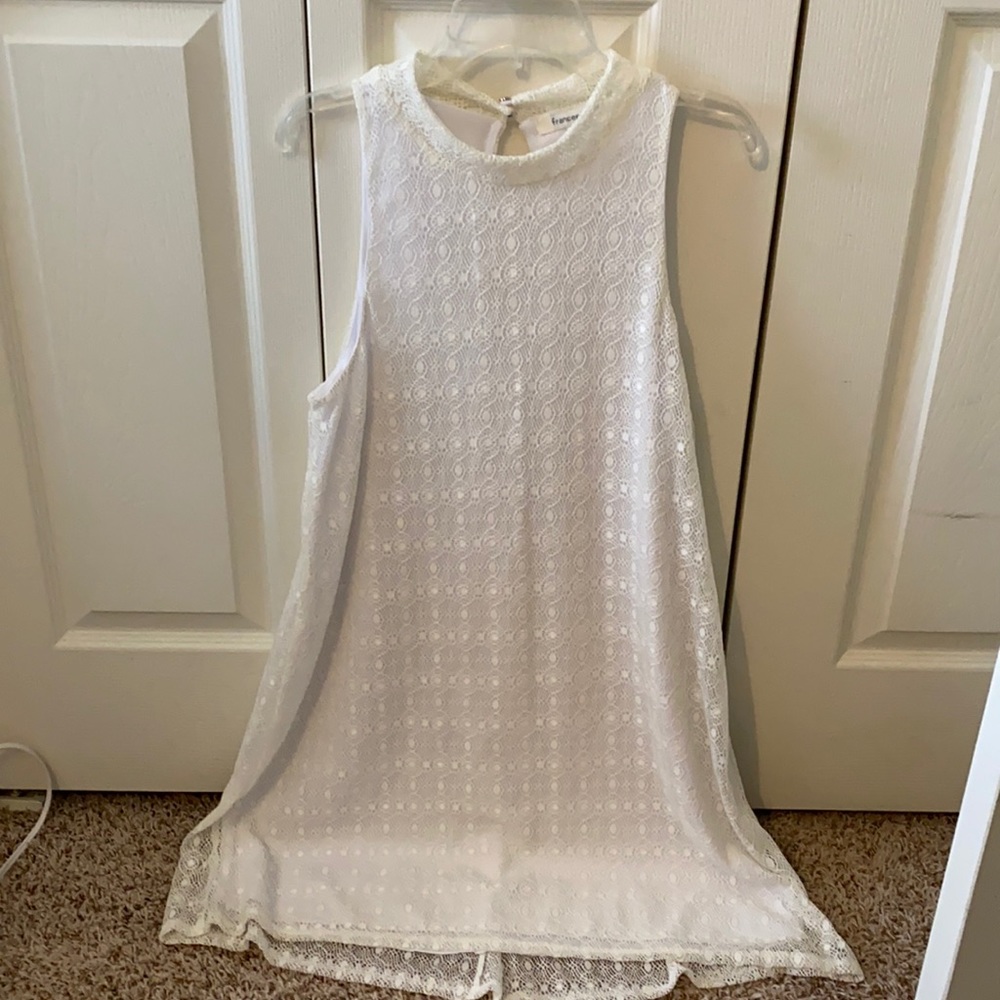Francesca’s white dress